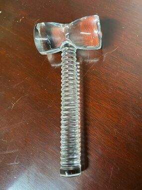 Val St Lambert glass Gavel Glass Decorative Hammer Paperweight